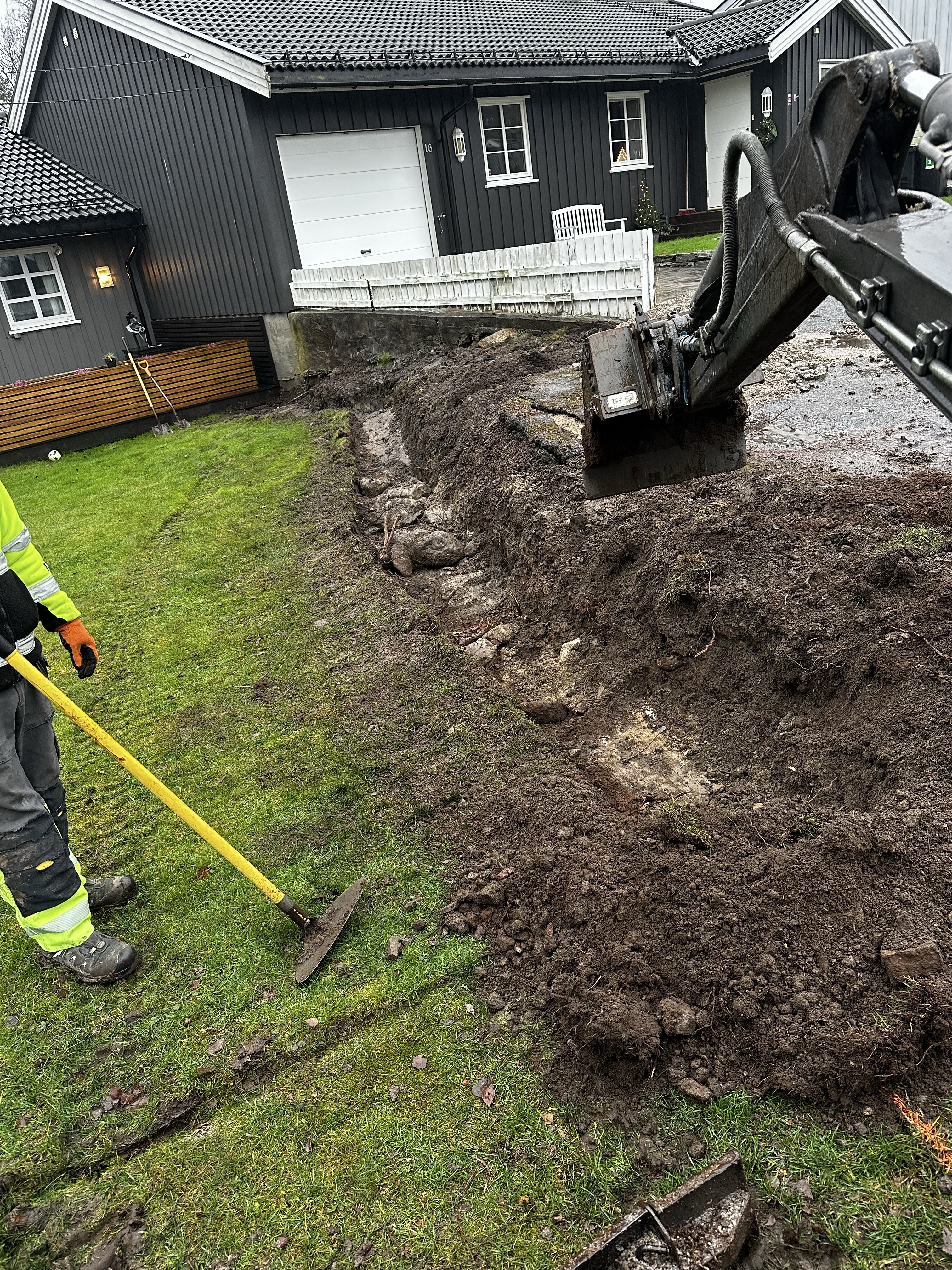 Graving - eksempel på utført arbeid